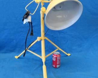 Lot 322. Homemade adjustable work light