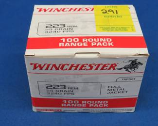 Lot 66. 100 Winchester 223 Rem rounds