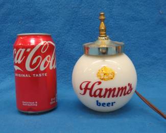Lot 475. Hamm's globe light