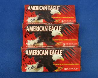 Lot 63. 60 American Eagle 223 Rem rounds