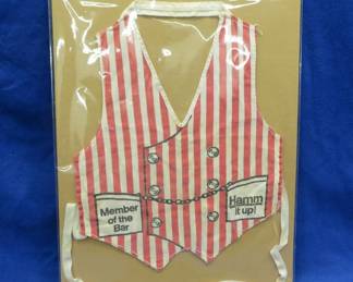 Lot 14. Vintage collectible Hamm's vest