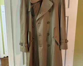 Burberry wool trench coat 