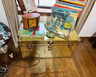 Vintage Dresher brass trunk 