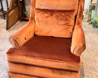 Orange MCM chair 