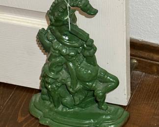 Mr. Punch cast iron doorstop 