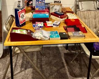 Games and card table 