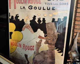 Moulin Rouge Poster Framed 