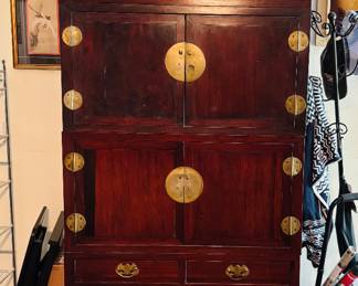 Chinese Hardwood Cabinet Qing Dynasty