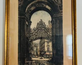 Robert Kasimir City Gate is the title, Vienna 
