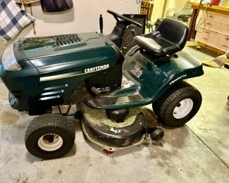 Craftsman Riding Lawn Mower - Runs Great - Will sell ahead of the sale if intereted.