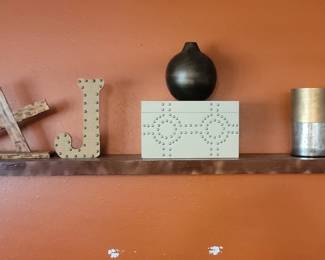 Decorative Studded Box and Letter J