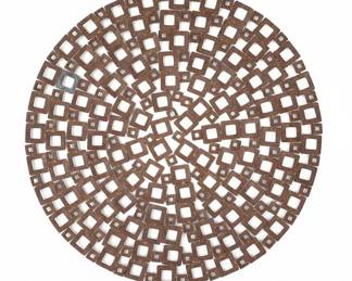 MidCentury Modern Metal Wall Art Sculpture second image