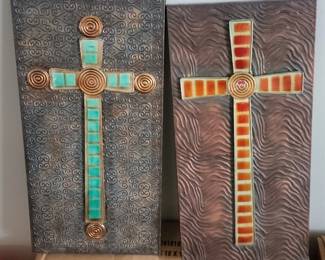Decorative Cross Wall Art Set