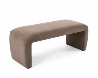 Modway Koda Performance Velvet Waterfall Long Bench second image