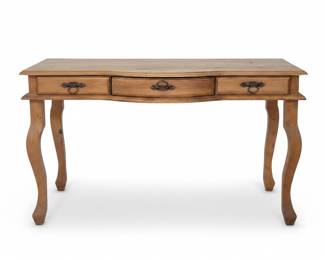 French Provincial Style Writing Desk with Cabriole Legs second image