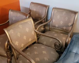 Set of Four Louis XVI Style Dining Chairs