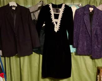 Jackets, dress with lace trim