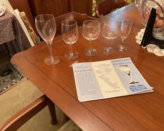 Presidents house Crystal by Morgantown glass company