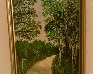 Oil painting landscape