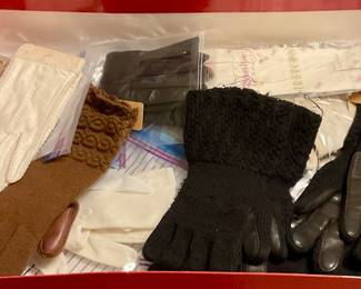 More vintage gloves, leather driving, winter gloves and kid leather formals
