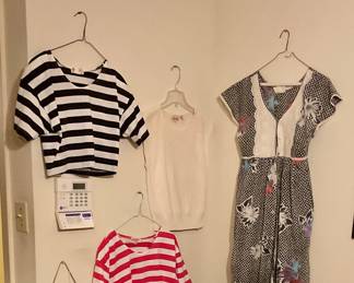 Lots of nice clothing vintage to contemporary 