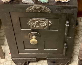 Silas Herring Grasshopper fireproof safe from mid 19 th century