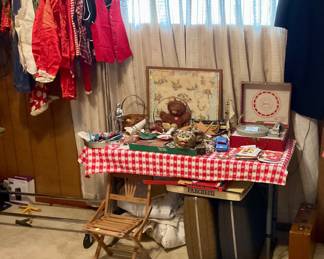 Selection of kids costumes, aunt was a seamstress 
