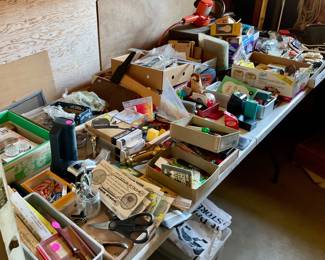 Office supplies, hardware, findings and more in workshop
