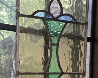 Leaded glass window