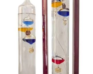 Two Galileo Thermometers