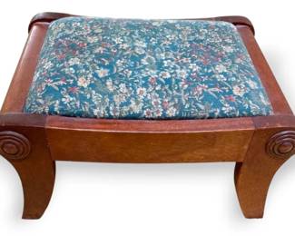 Upholstered Wooden Bed Stool