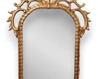 Ornate Gilt Friedman Brothers George Plume Wall Mirror