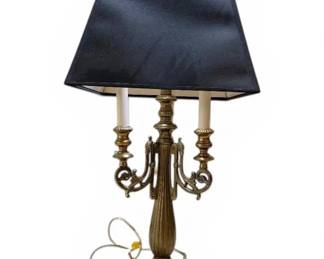 GoldToned Victorian Style Table Lamp