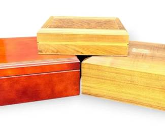 3 Cigar Boxes