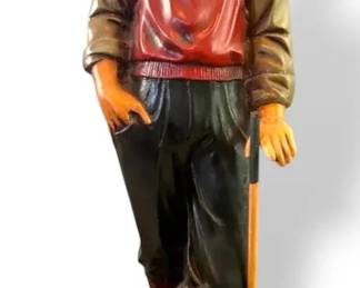 Vintage Golfer Statue