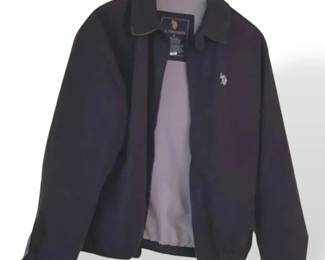 Black U.S. Polo Assn With Polyester Fleece Lining