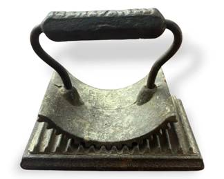 Antique Cast Iron Geneva Hand Fluter
