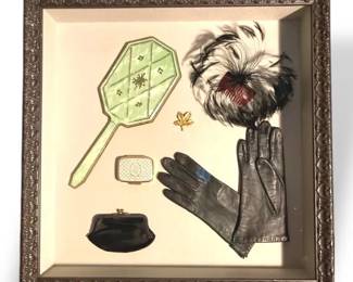 Shadowbox Of Historical Items