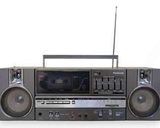 Panasonic RXC45 Boombox Cassette Player Radio Works