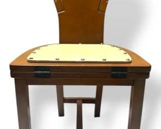 Vintage Convertible Chair Table