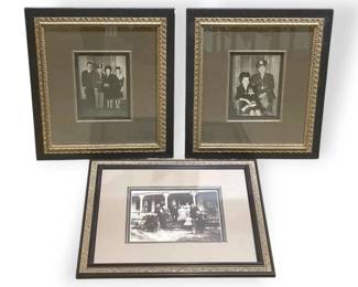 Three 1940s Framed Photos