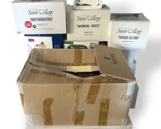Snow Village Christmas Mystery Lot