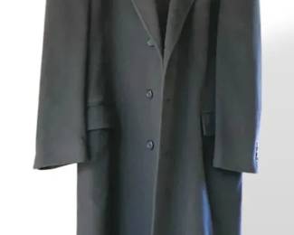 100 Cashmere Black Winter Coat