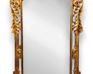 Rococo Style Gilt Wall Mirror
