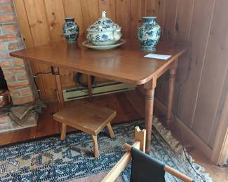 004 – Pine Drop Leaf Work Table — 18x42x29 (42" open)
