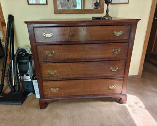 006 – Tiger Maple Low Dresser — 42x22x39