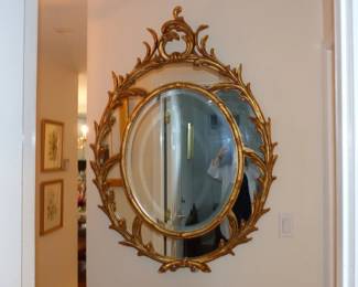 Collection of large decorative mirrors