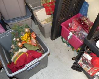 Christmas decorations, Lots of misc items