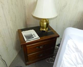 End table, lamp