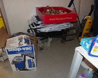 Tools, shop vac, misc stuff